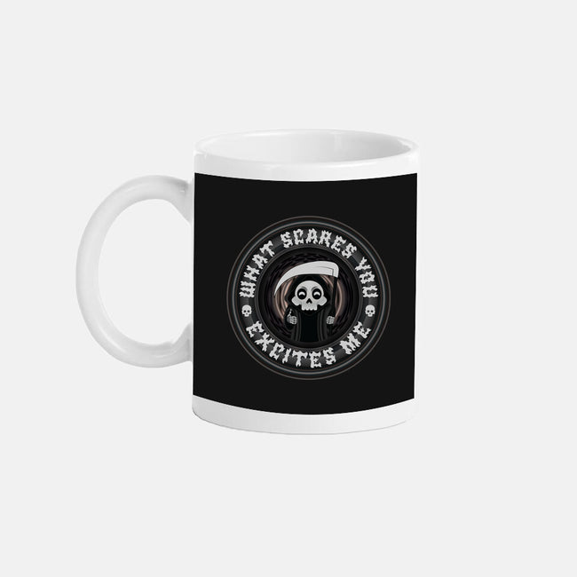 What Scares You Excites Me-None-Mug-Drinkware-Whimsical Thinker