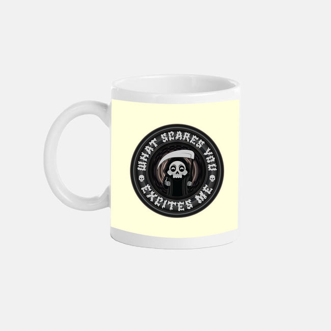 What Scares You Excites Me-None-Mug-Drinkware-Whimsical Thinker