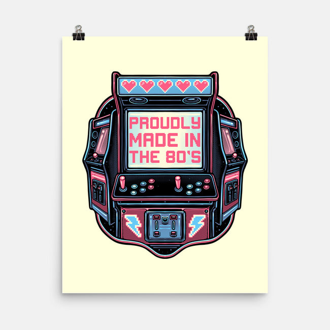 80s Arcade-None-Matte-Poster-glitchygorilla