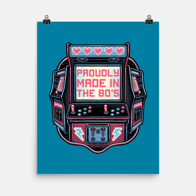 80s Arcade-None-Matte-Poster-glitchygorilla