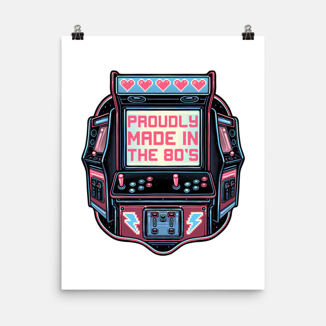 80s Arcade-None-Matte-Poster-glitchygorilla