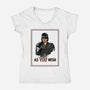 Dread Voter-Womens-V-Neck-Tee-retrodivision