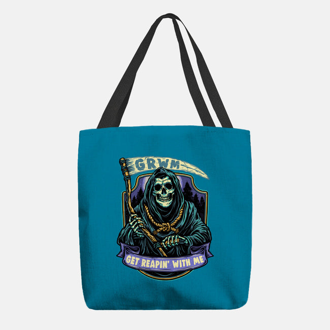 Get Reapin With Me-None-Basic Tote-Bag-glitchygorilla