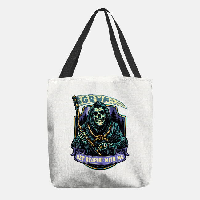 Get Reapin With Me-None-Basic Tote-Bag-glitchygorilla