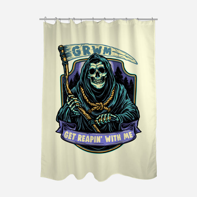 Get Reapin With Me-None-Polyester-Shower Curtain-glitchygorilla