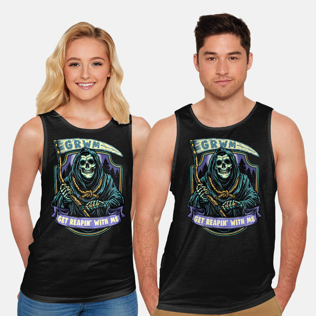 Get Reapin With Me-Unisex-Basic-Tank-glitchygorilla