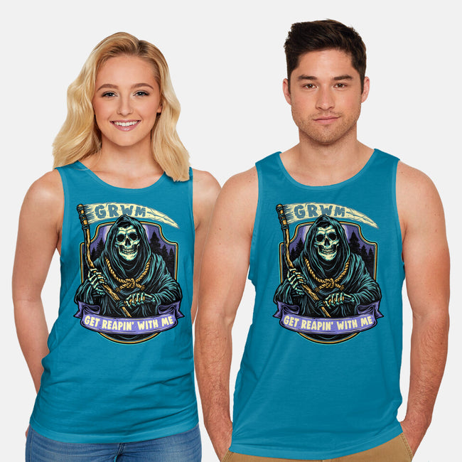 Get Reapin With Me-Unisex-Basic-Tank-glitchygorilla