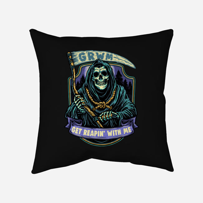 Get Reapin With Me-None-Removable Cover w Insert-Throw Pillow-glitchygorilla