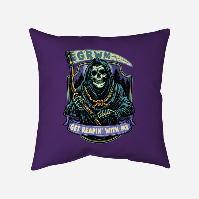 Get Reapin With Me-None-Removable Cover w Insert-Throw Pillow-glitchygorilla