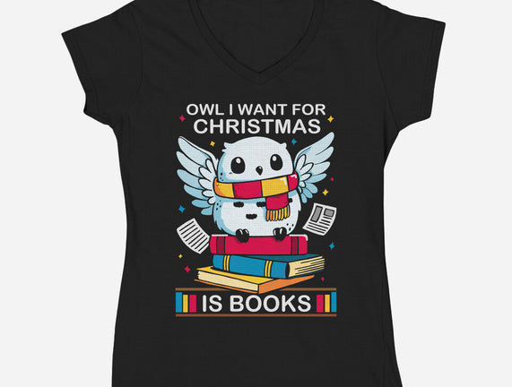 Owl I Want For Christmas Is Books