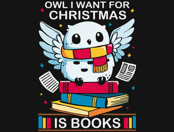 Owl I Want For Christmas Is Books