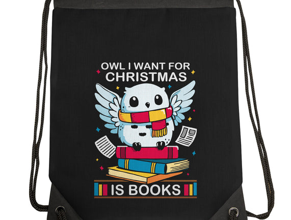 Owl I Want For Christmas Is Books