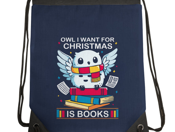 Owl I Want For Christmas Is Books