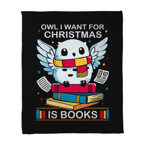 Owl I Want For Christmas Is Books