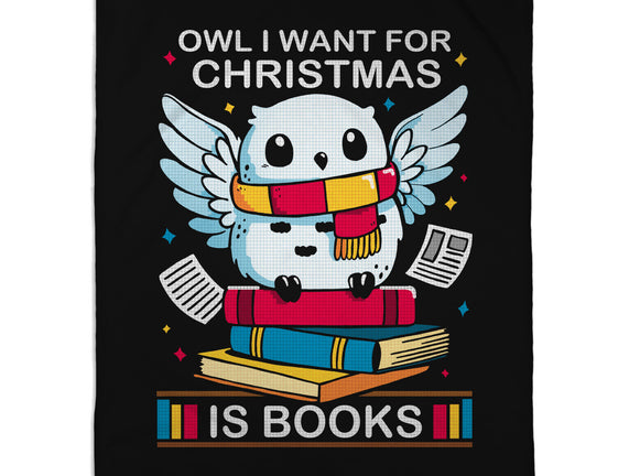 Owl I Want For Christmas Is Books