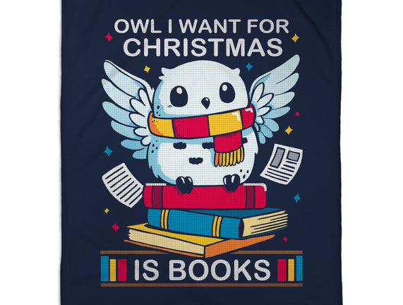 Owl I Want For Christmas Is Books