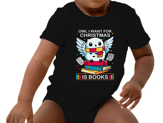 Owl I Want For Christmas Is Books