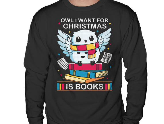 Owl I Want For Christmas Is Books