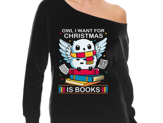 Owl I Want For Christmas Is Books