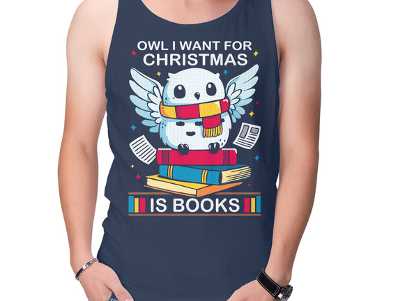 Owl I Want For Christmas Is Books