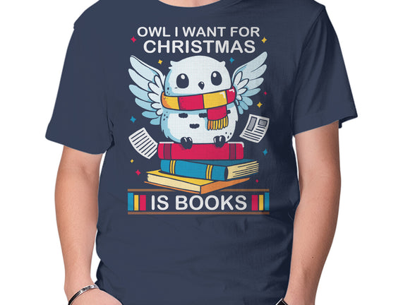 Owl I Want For Christmas Is Books