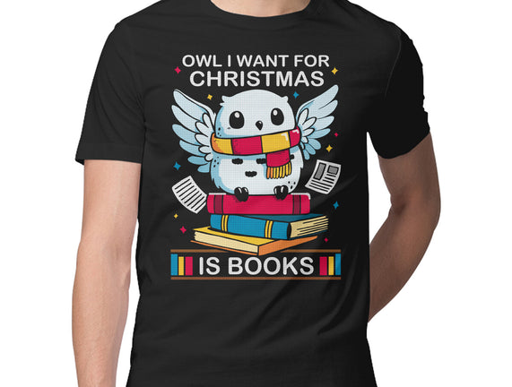 Owl I Want For Christmas Is Books