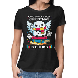 Owl I Want For Christmas Is Books