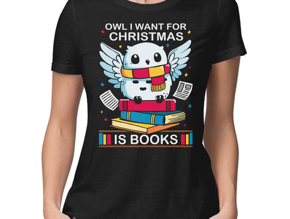 Owl I Want For Christmas Is Books