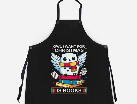 Owl I Want For Christmas Is Books