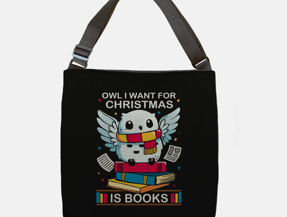 Owl I Want For Christmas Is Books