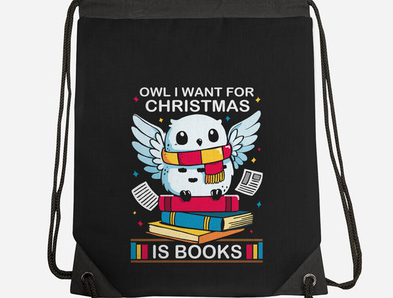 Owl I Want For Christmas Is Books