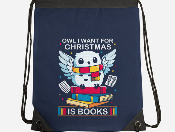 Owl I Want For Christmas Is Books