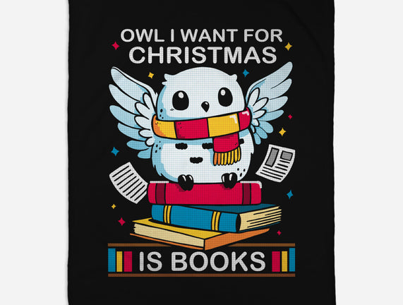 Owl I Want For Christmas Is Books