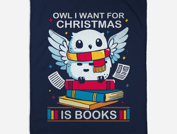 Owl I Want For Christmas Is Books