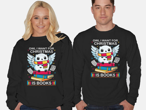 Owl I Want For Christmas Is Books