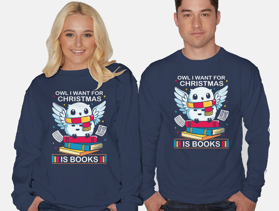 Owl I Want For Christmas Is Books