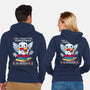 Owl I Want For Christmas Is Books-Unisex-Zip-Up-Sweatshirt-Vallina84