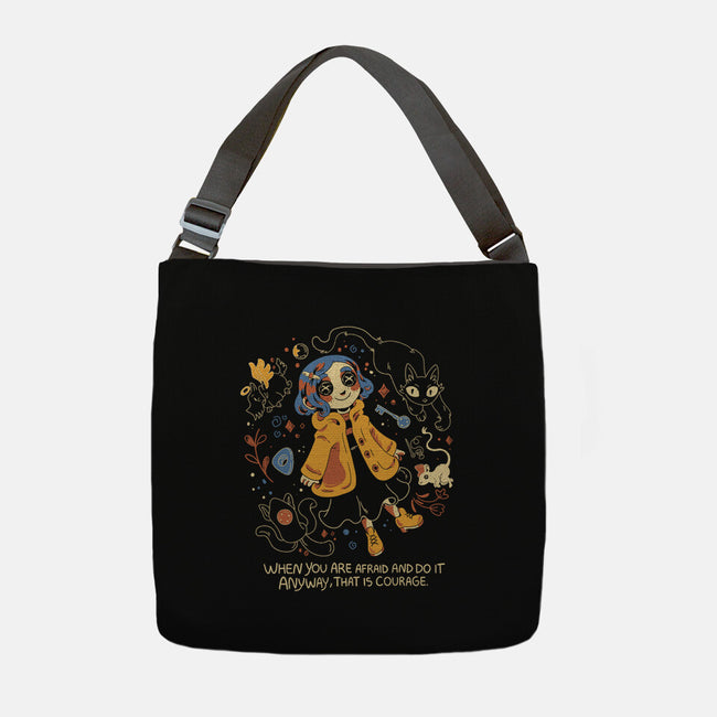 That Is Courage-None-Adjustable Tote-Bag-yumie