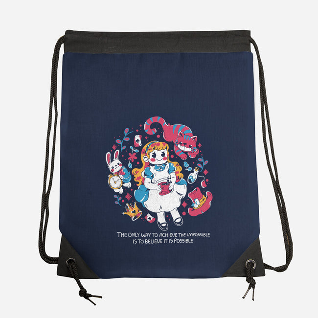 Impossible Is Possible-None-Drawstring-Bag-yumie