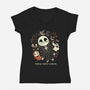 Normal People-Womens-V-Neck-Tee-yumie