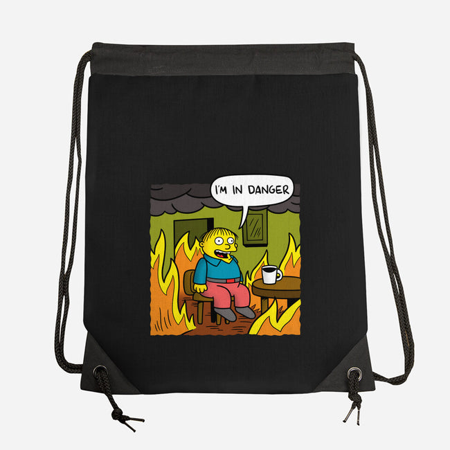 I'm In Danger-None-Drawstring-Bag-Barbadifuoco