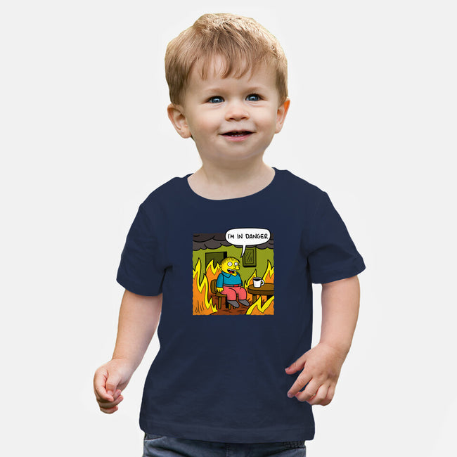 I'm In Danger-Baby-Basic-Tee-Barbadifuoco