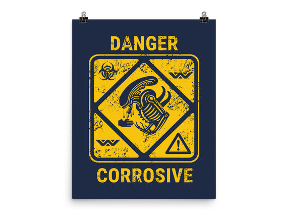 Danger Corrosive