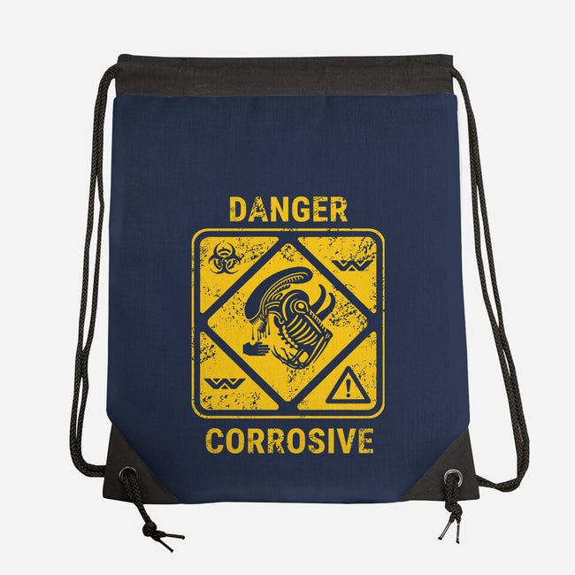 Danger Corrosive-None-Drawstring-Bag-Dylon_G