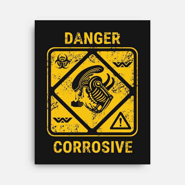 Danger Corrosive-None-Stretched-Canvas-Dylon_G