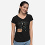 Uncertain Death Principle-Womens-V-Neck-Tee-Dylon_G