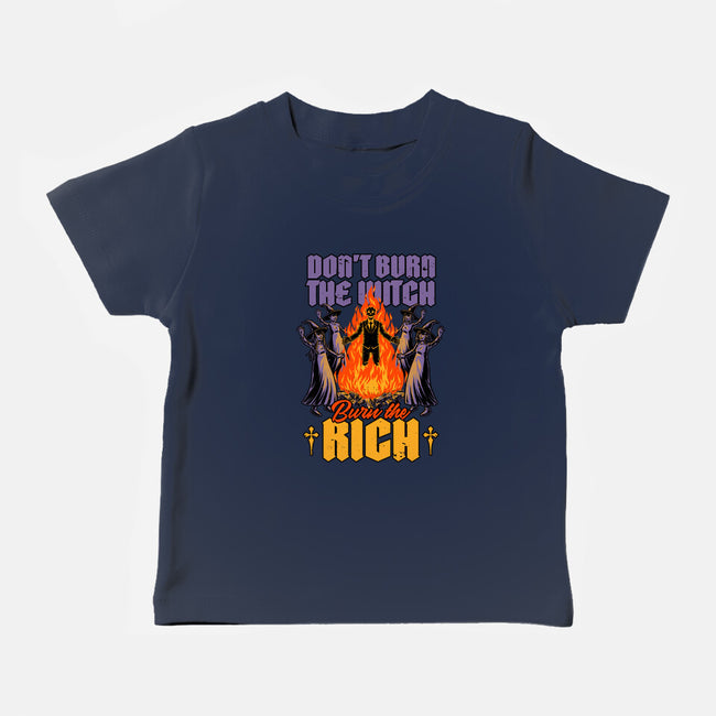 Witches Burn Riches-Baby-Basic-Tee-Studio Mootant