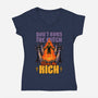 Witches Burn Riches-Womens-V-Neck-Tee-Studio Mootant