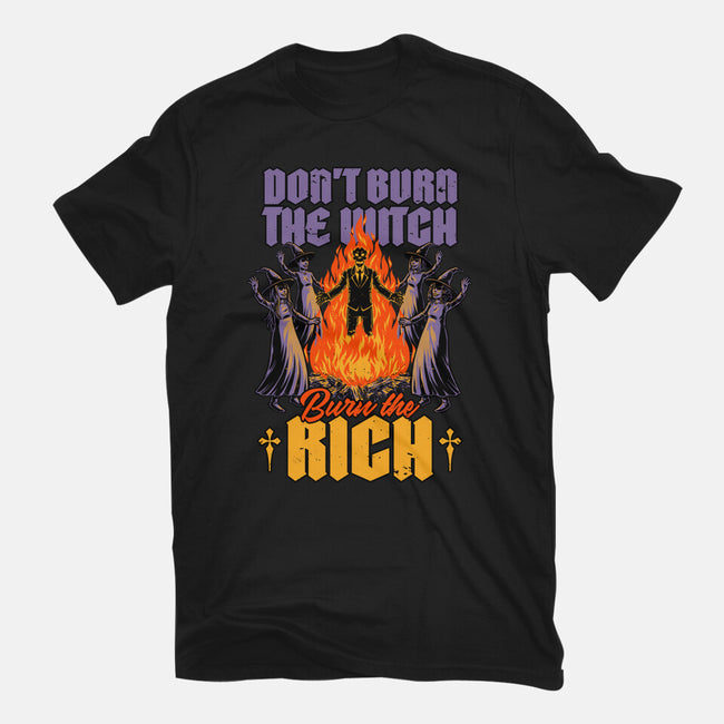 Witches Burn Riches-Womens-Fitted-Tee-Studio Mootant