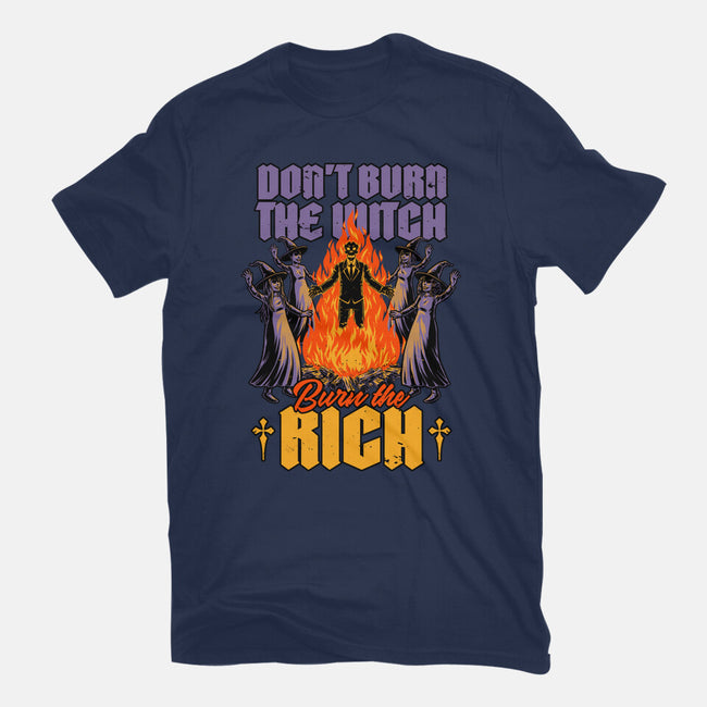 Witches Burn Riches-Womens-Fitted-Tee-Studio Mootant